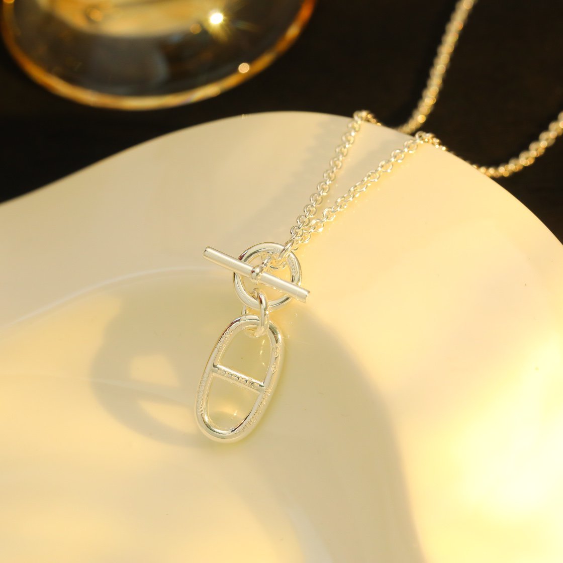 [Aetheris]HM CHAINE D'ANCRE PENDANT NECKLACE STERLING SILVER