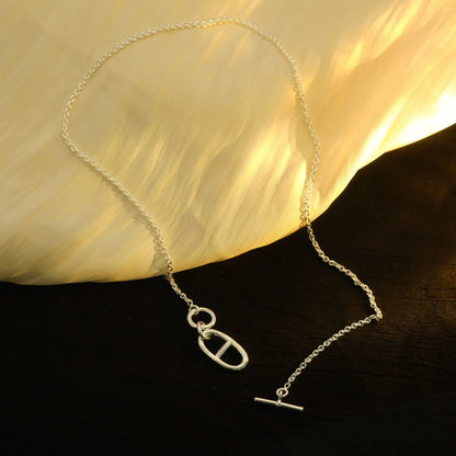 [Aetheris]HM CHAINE D'ANCRE PENDANT NECKLACE STERLING SILVER
