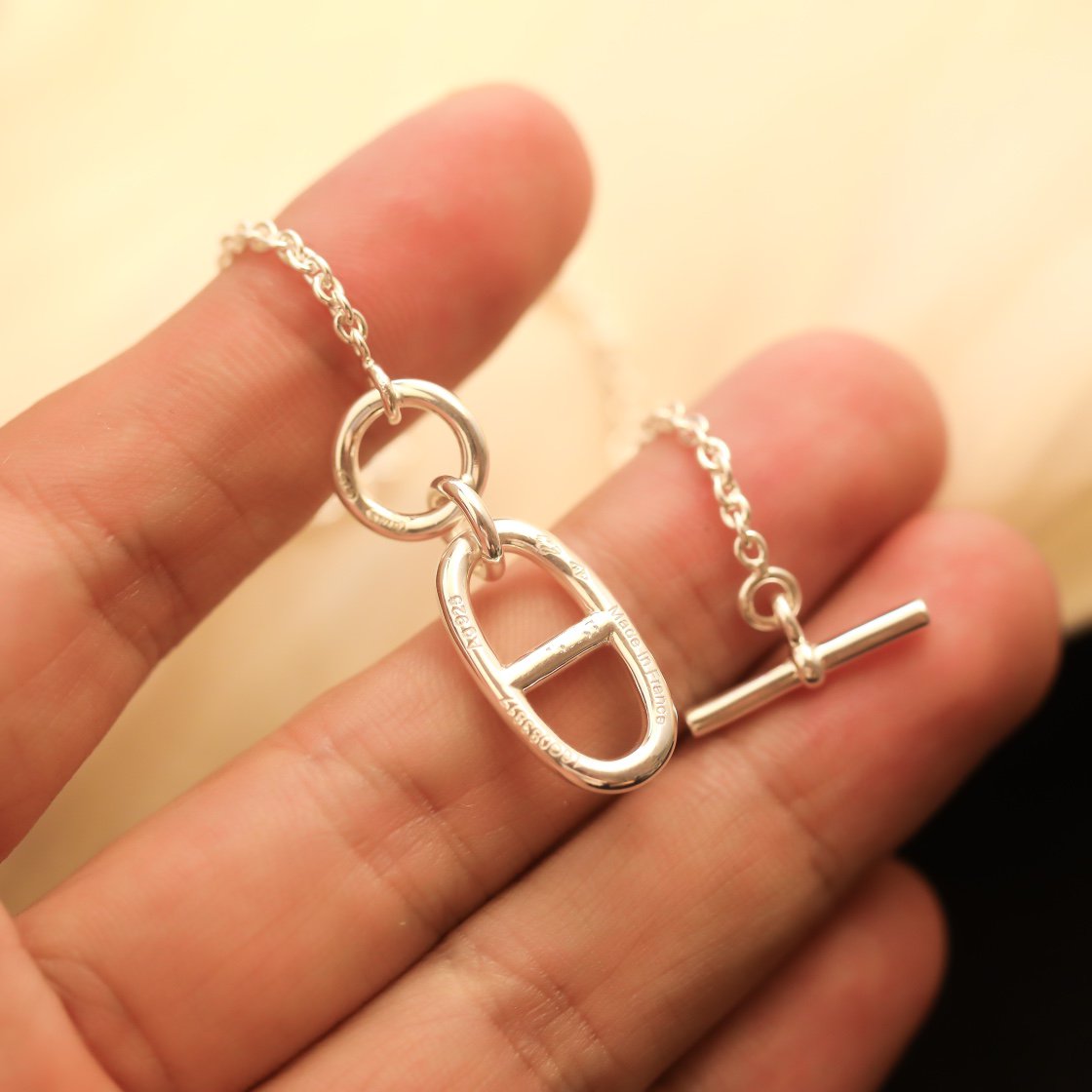 [Aetheris]HM CHAINE D'ANCRE PENDANT NECKLACE STERLING SILVER