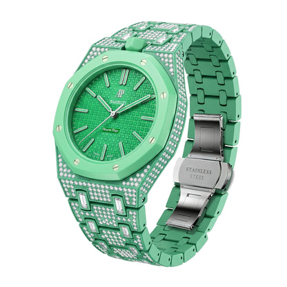[Aetheris]Royal Oak Pop Exclusive Bioceramic Case & Bioceramic Strap Full Diamond