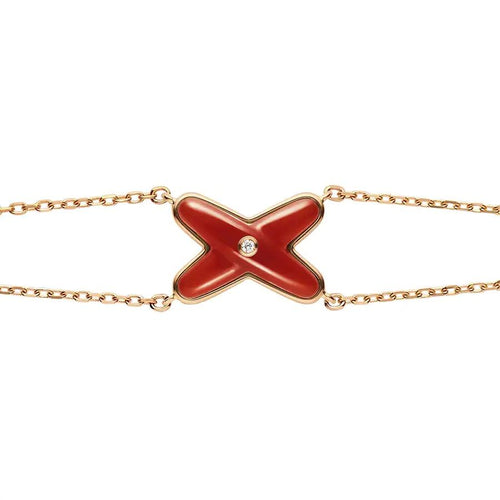 [Aetheris]JEUX BRACELET CARNELIAN ROSE GOLD 1 DIAMOND