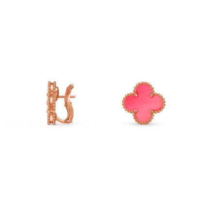 [Aetheris]15MM KLEEBENBLUMEN-OHRSTECKER ROSÉGOLD KOLLEKTION