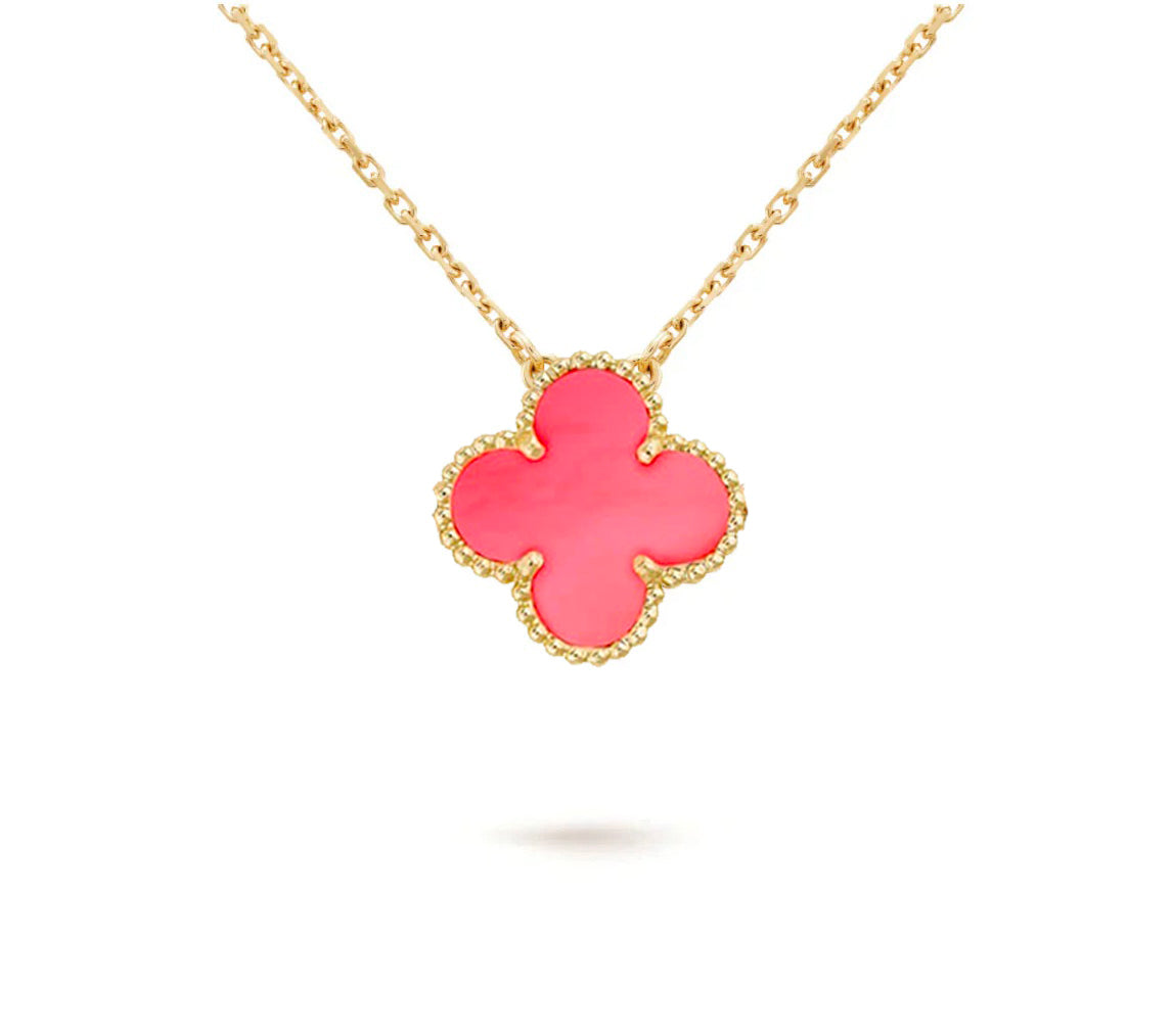 [Aetheris] 15MM KLEEBLUMEN ANHÄNGER KETTE KOLLEKTION