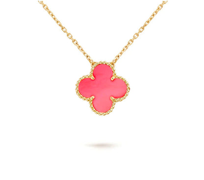 [Aetheris] 15MM KLEEBLUMEN ANHÄNGER KETTE KOLLEKTION
