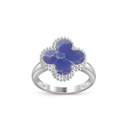 [Aetheris]LUCKY CLOVER VINTAGE WEISSGOLD-RINGKOLLEKTION