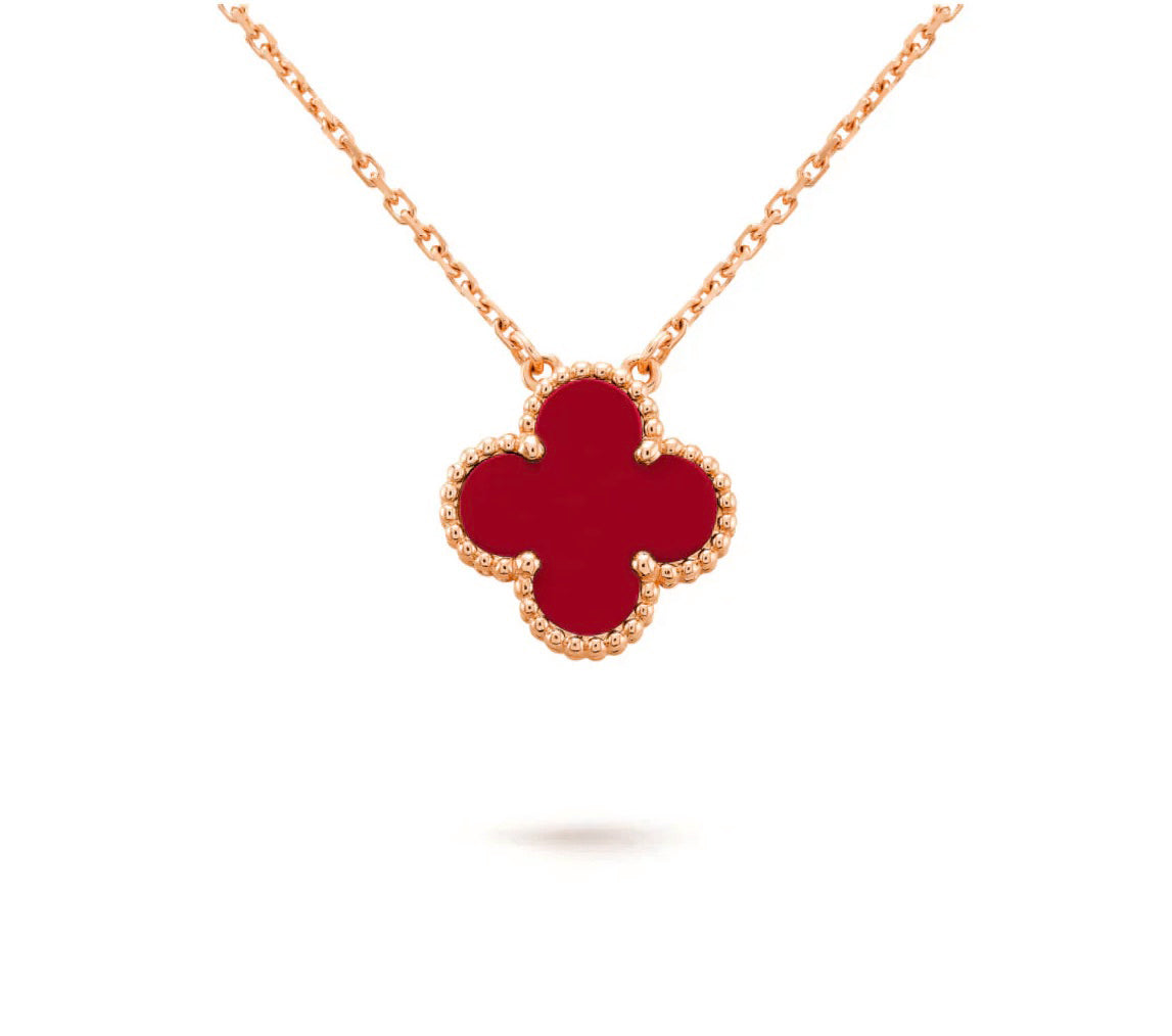 [Aetheris] 15MM KLEEBLUMEN ANHÄNGER KETTE KOLLEKTION