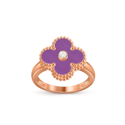 [Aetheris]KLEEBRETT-DIAMANT-AKZENT-RINGKOLLEKTION AUS ROSÉGOLD