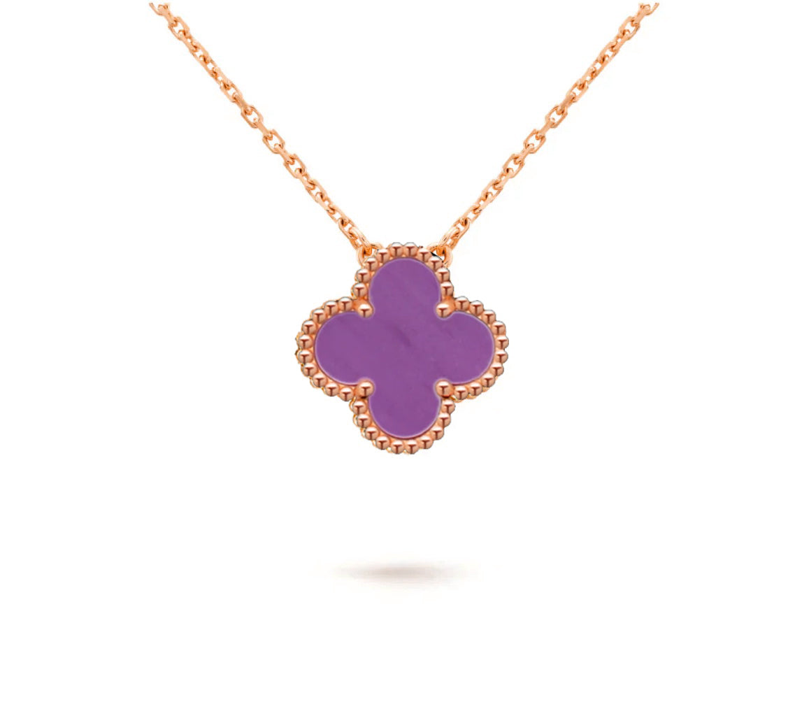 [Aetheris] 15MM KLEEBLUMEN ANHÄNGER KETTE KOLLEKTION