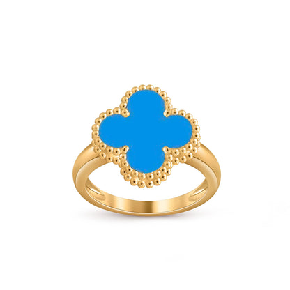 [Aetheris]LUCKY CLOVER VINTAGE GOLD RING COLLECTION