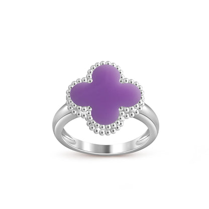 [Aetheris]LUCKY CLOVER VINTAGE WEISSGOLD-RINGKOLLEKTION