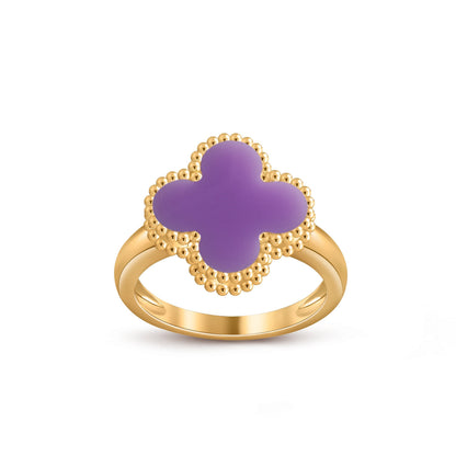 [Aetheris]LUCKY CLOVER VINTAGE GOLD RING COLLECTION