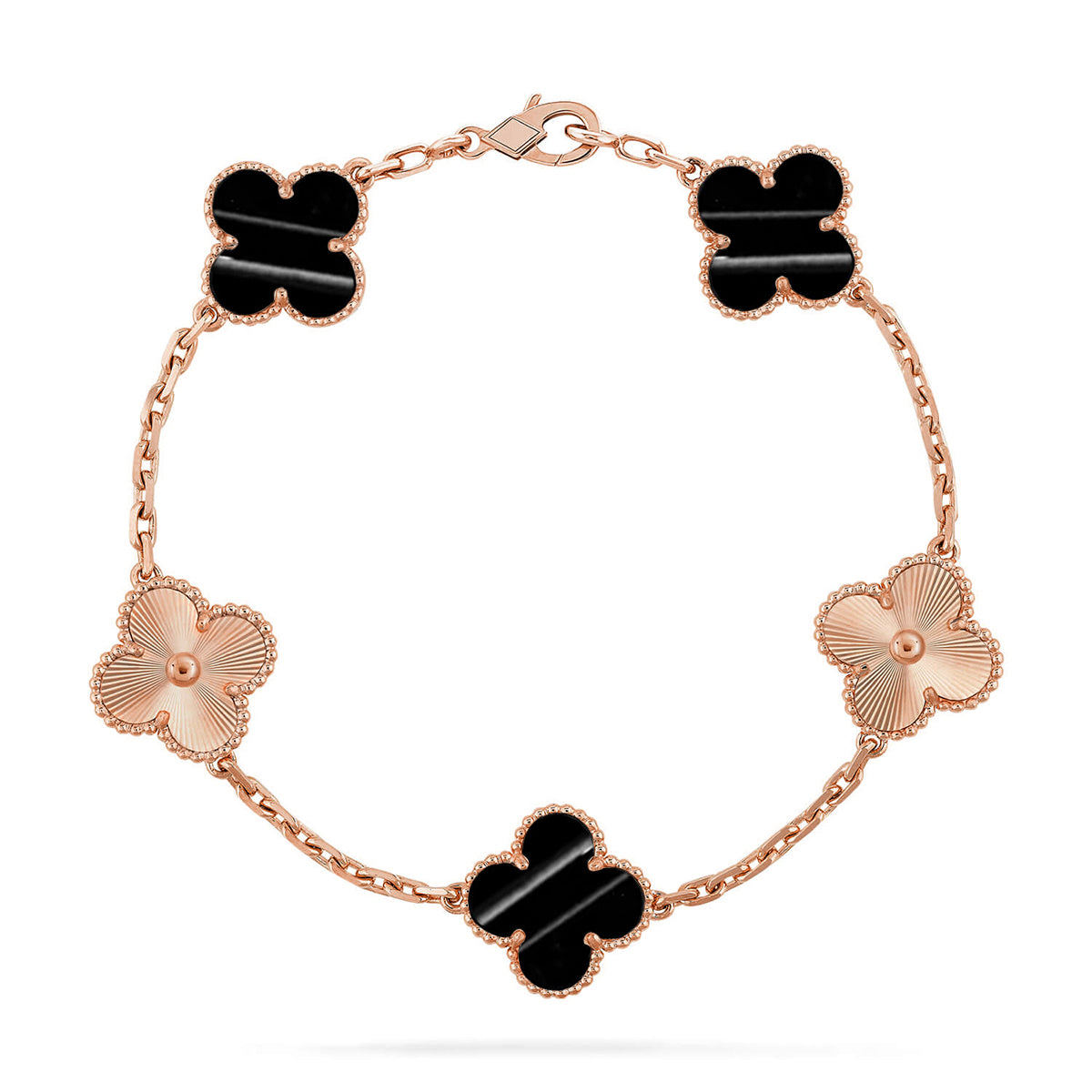 [Aetheris]LUCKY CLOVER 5-MOTIV-ARMBAND - PULSE STONE KOLLEKTION