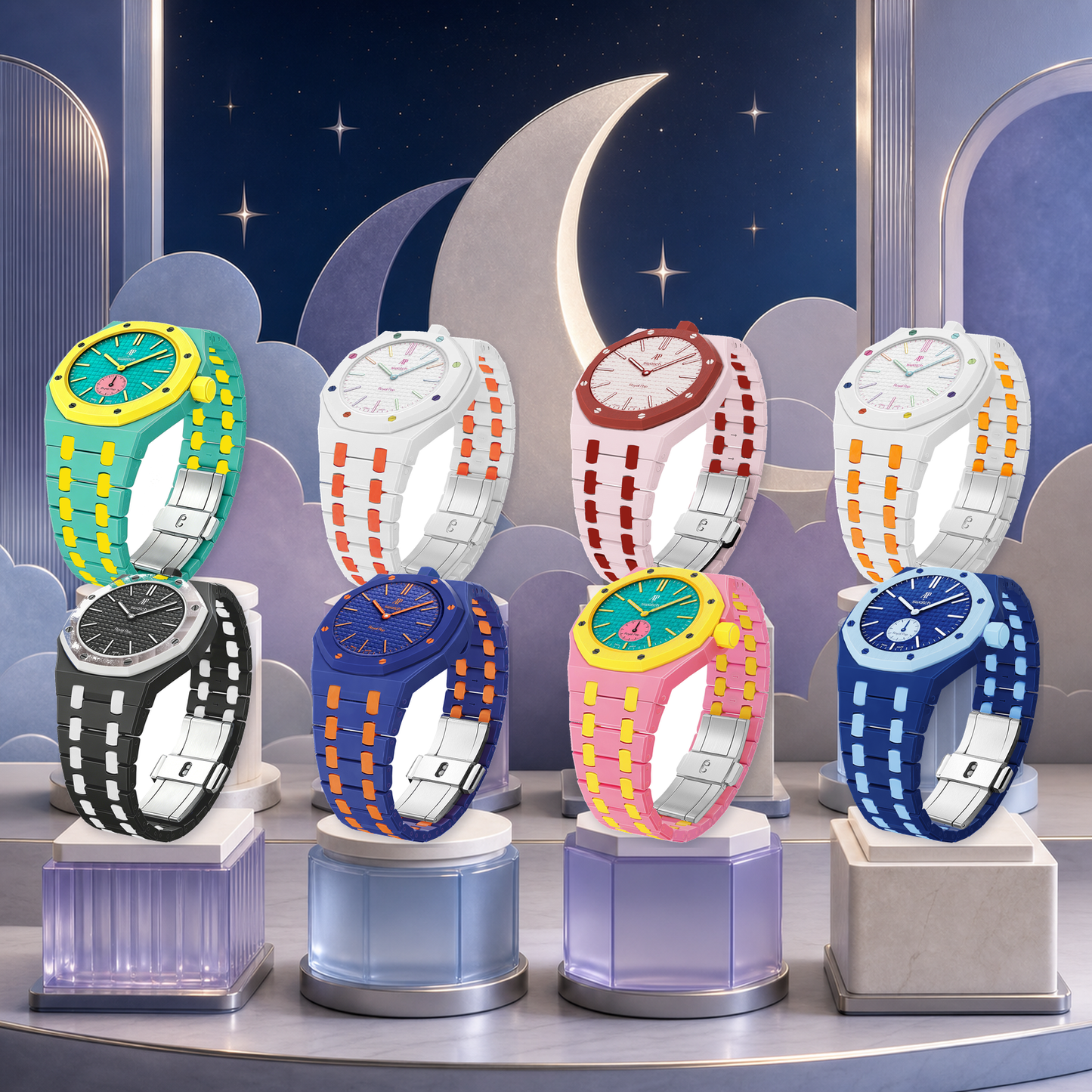 [Aetheris]Royal Oak Pop Exclusive Bioceramic Case & Bioceramic Strap Mix Color