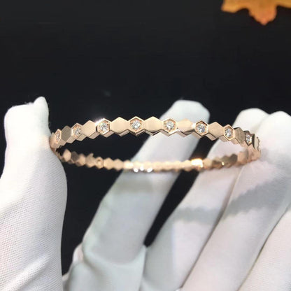 [Aetheris]BEE LOVE ROSE GOLD DIAMOND BRACELET