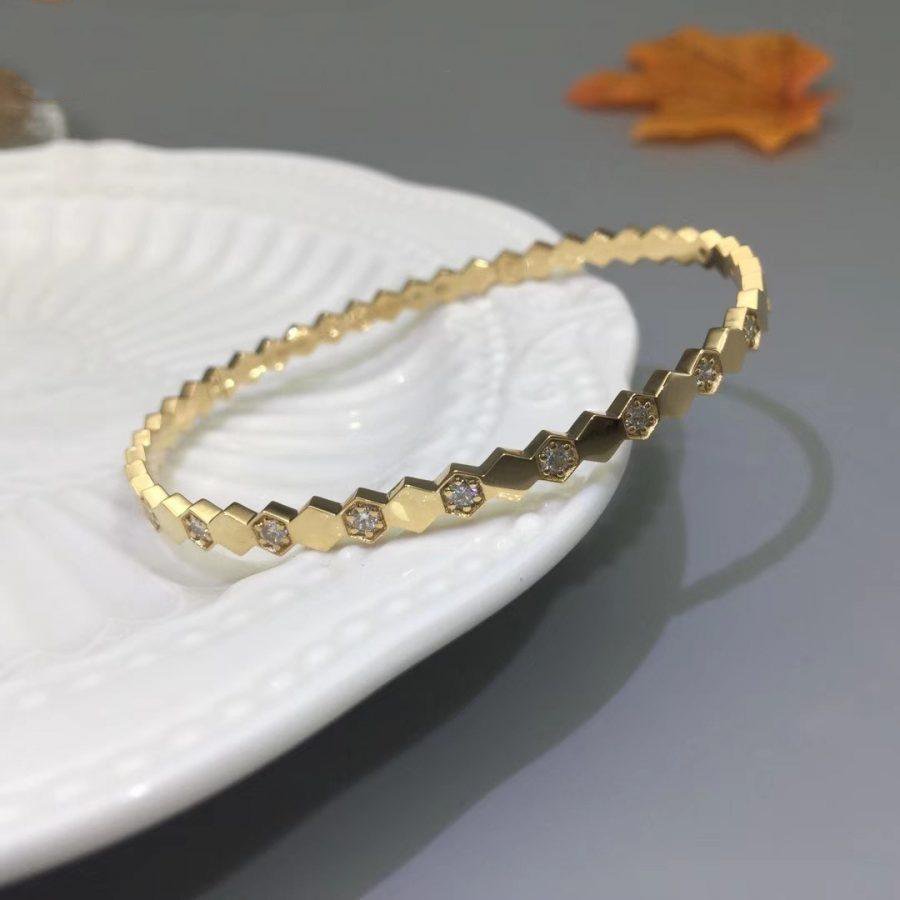 [Aetheris]BEE LOVE GOLD DIAMOND BRACELET