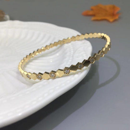 [Aetheris]BEE LOVE GOLD DIAMOND BRACELET