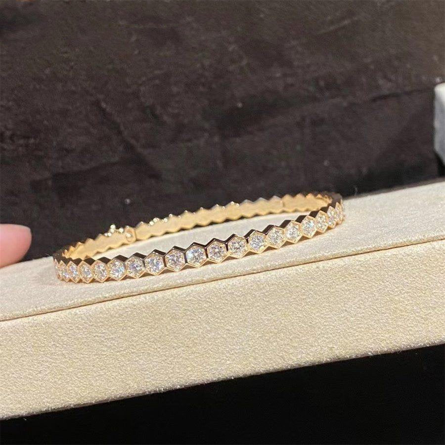 [Aetheris]BEE LOVE GOLD BRACELET FULL DIAMOND