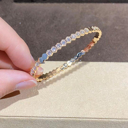[Aetheris]BEE LOVE GOLD BRACELET FULL DIAMOND