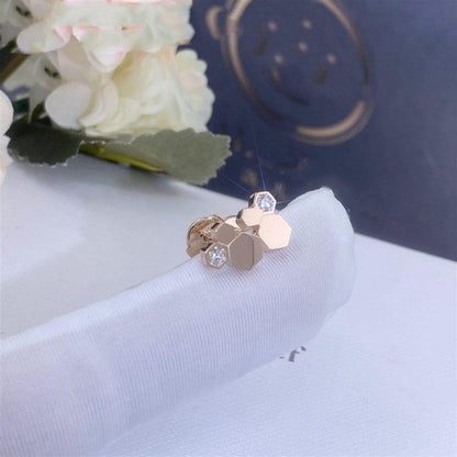 [Aetheris]BEE LOVE ROSE GOLD DIAMOND EARRINGS