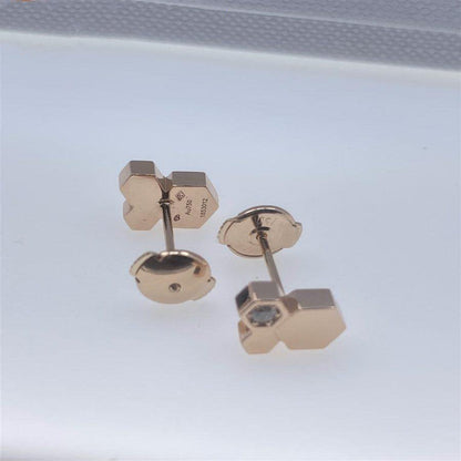 [Aetheris]BEE LOVE ROSE GOLD DIAMOND EARRINGS