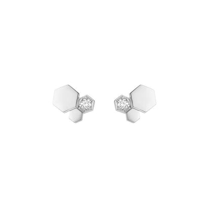 [Aetheris]BEE LOVE SILVER DIAMOND EARRINGS