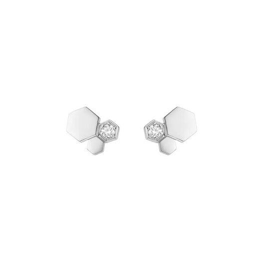 [Aetheris]BEE LOVE SILVER DIAMOND EARRINGS
