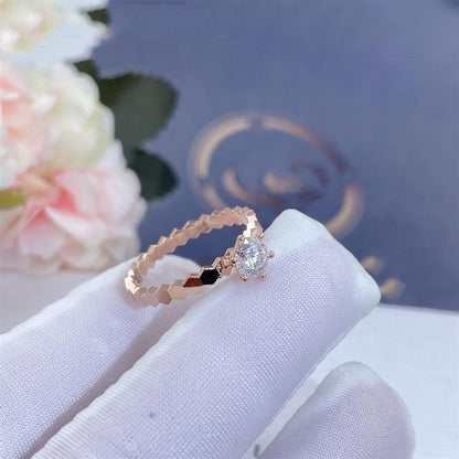 [Aetheris]BEE LOVE RING ROSE GOLD 1 DIAMOND