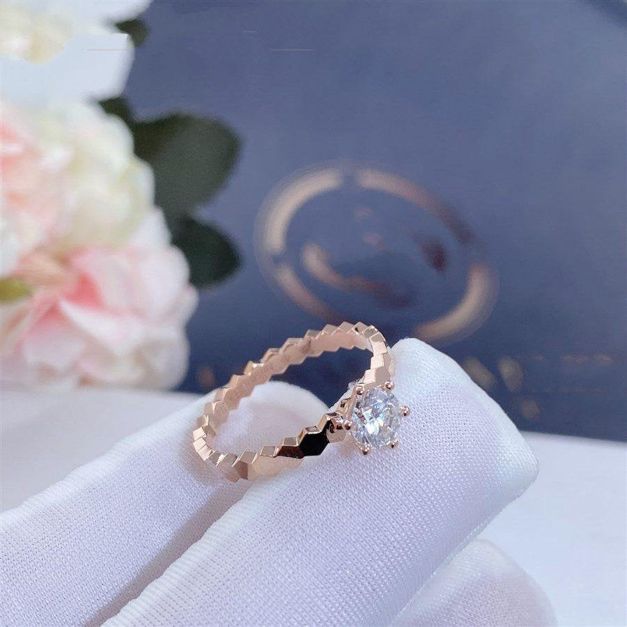 [Aetheris]BEE LOVE RING ROSE GOLD 1 DIAMOND