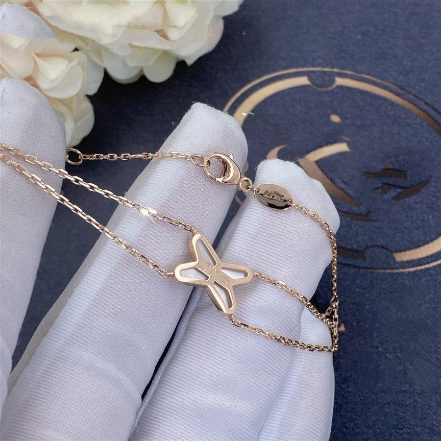 [Aetheris]JEUX BRACELET WHITE MOP ROSE GOLD 1 DIAMOND