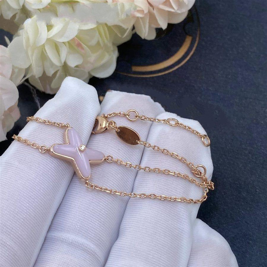 [Aetheris]JEUX BRACELET PINK MOP ROSE GOLD 1 DIAMOND