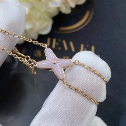 [Aetheris]JEUX BRACELET PINK MOP ROSE GOLD 1 DIAMOND