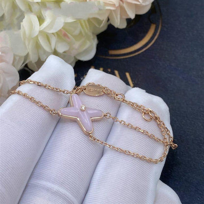 [Aetheris]JEUX BRACELET PINK MOP ROSE GOLD 1 DIAMOND