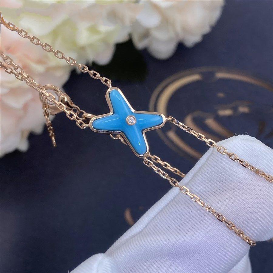 [Aetheris]JEUX BRACELET TURQUOISE ROSE GOLD 1 DIAMOND