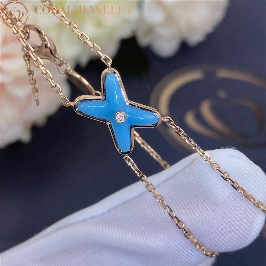 [Aetheris]JEUX BRACELET TURQUOISE ROSE GOLD 1 DIAMOND
