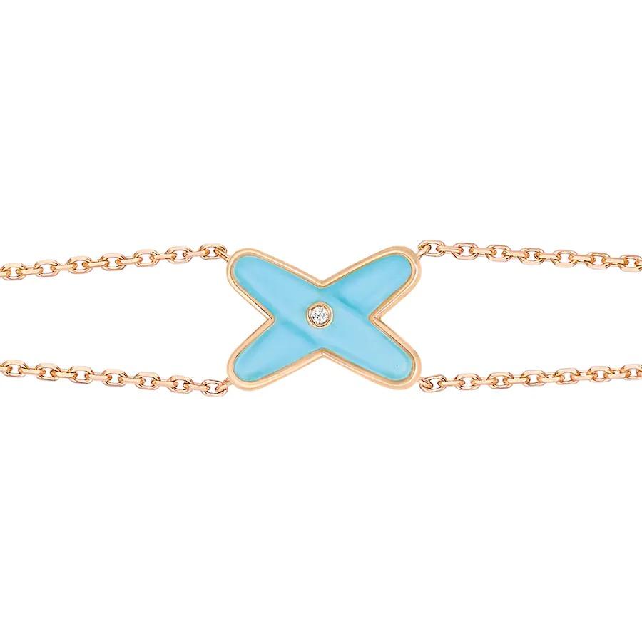 [Aetheris]JEUX BRACELET TURQUOISE ROSE GOLD 1 DIAMOND