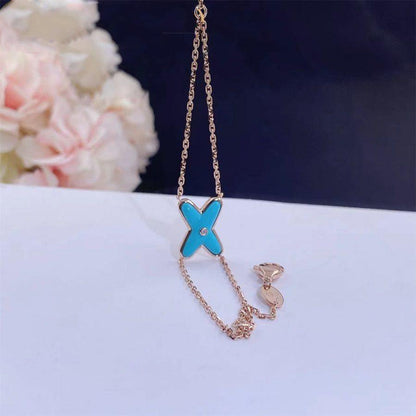 [Aetheris]JEUX BRACELET TURQUOISE ROSE GOLD 1 DIAMOND