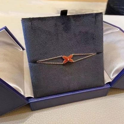 [Aetheris]JEUX BRACELET CARNELIAN ROSE GOLD 1 DIAMOND