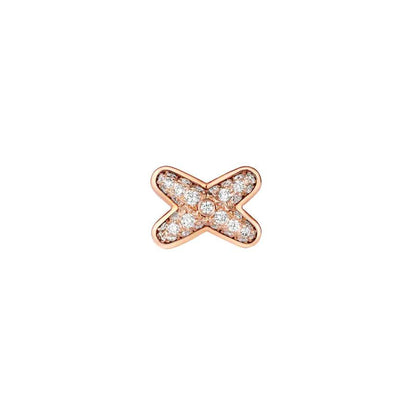 [Aetheris]JEUX DE ROSE GOLD DIAMOND EARRINGS