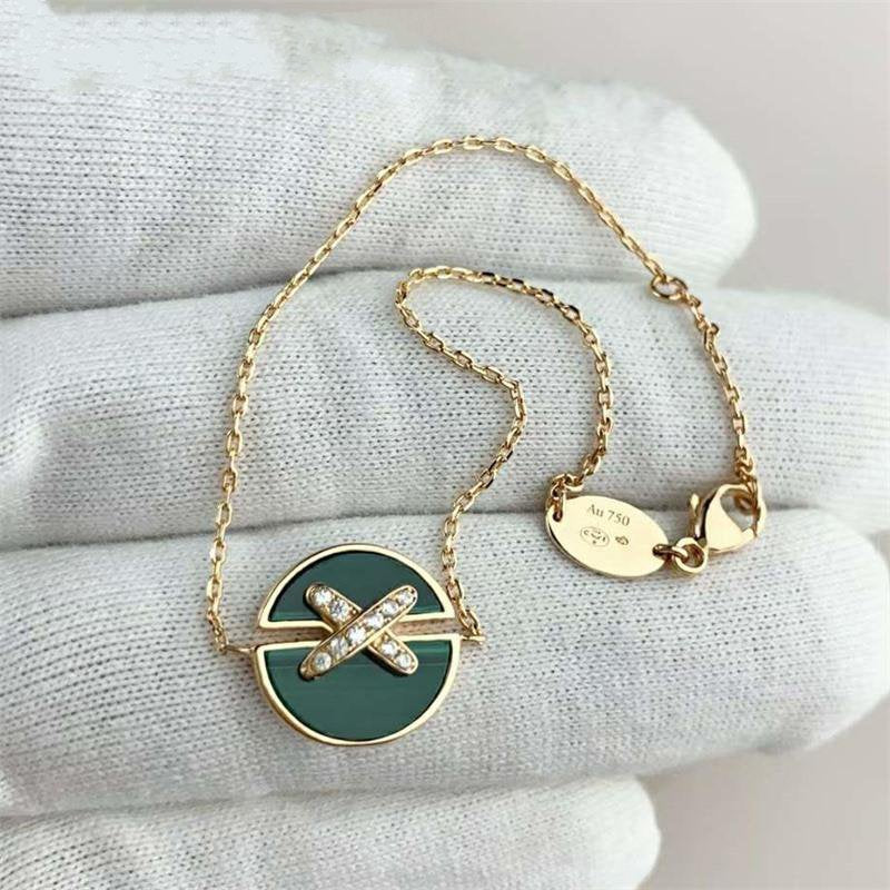 [Aetheris]JEUX DE BRACELET MALACHITE ROSE GOLD DIAMONDS