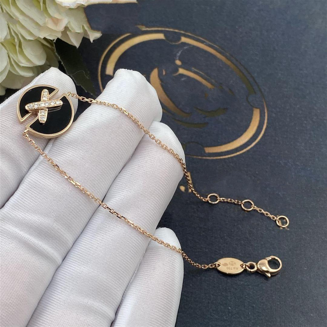 [Aetheris]JEUX DE BRACELET ONYX ROSE GOLD DIAMOND