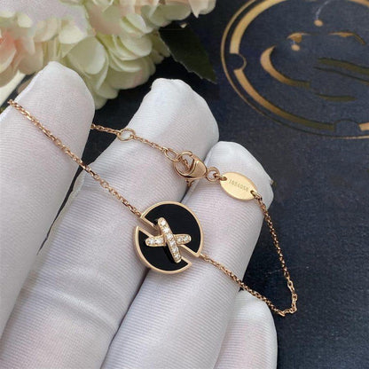 [Aetheris]JEUX DE BRACELET ONYX ROSE GOLD DIAMOND