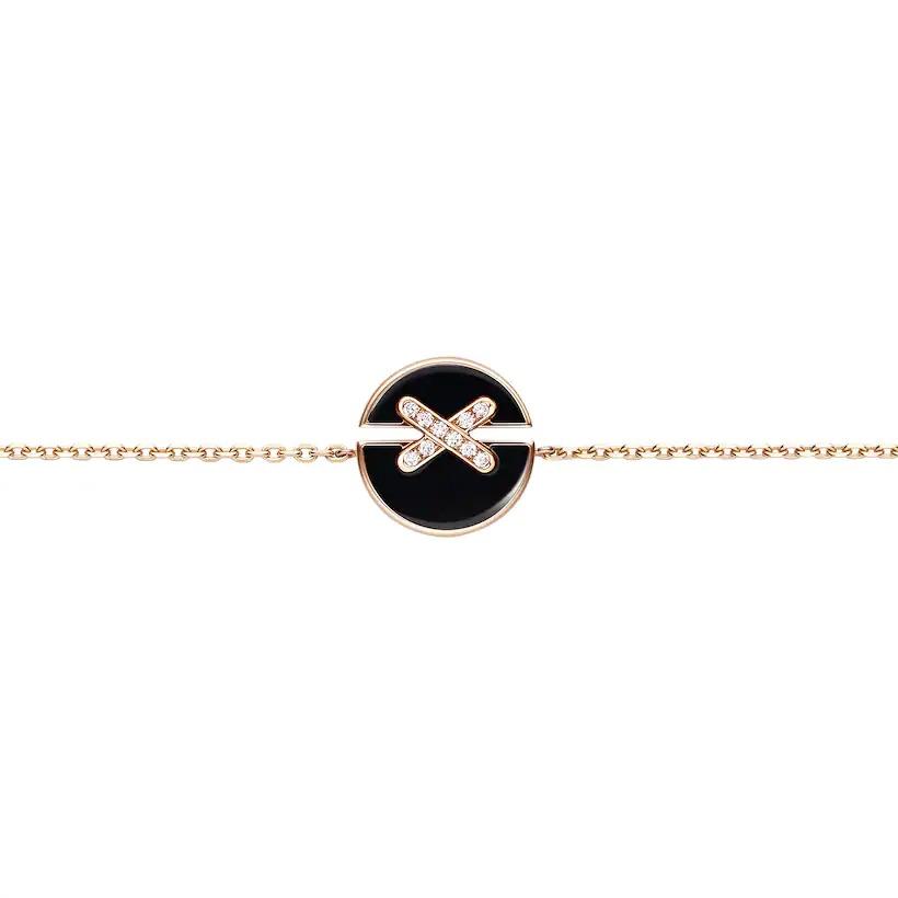 [Aetheris]JEUX DE BRACELET ONYX ROSE GOLD DIAMOND