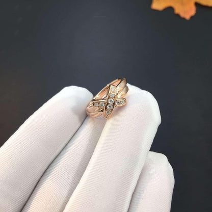 [Aetheris]ROSE GOLD DIAMOND RING SET