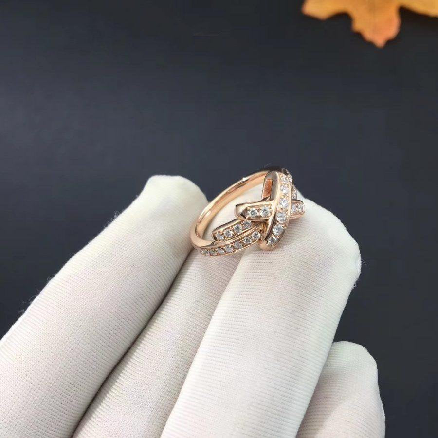 [Aetheris]RING-SET AUS ROSÉGOLD MIT DIAMANTEN