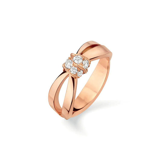 [Aetheris]LIENS RING ROSE GOLD DIAMOND