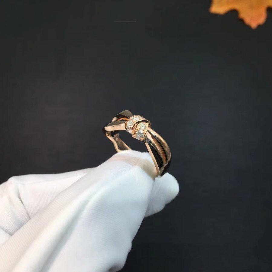 [Aetheris]LIENS RING ROSE GOLD DIAMOND