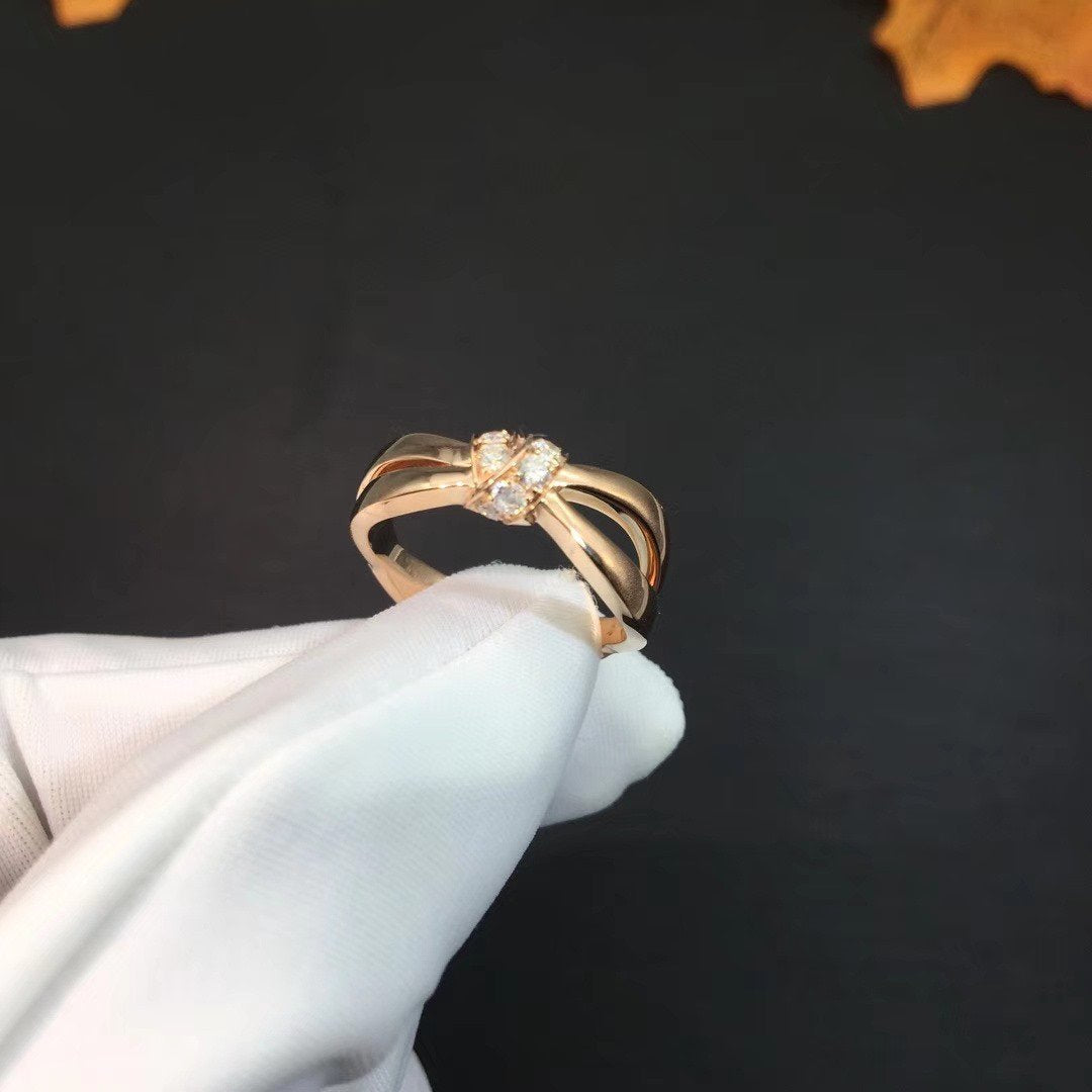 [Aetheris]LIENS RING ROSE GOLD DIAMOND