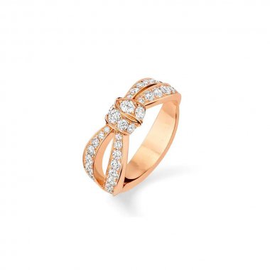 [Aetheris]LIENS ROSE GOLD DIAMOND RING