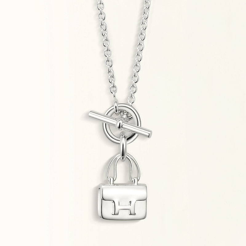 [Aetheris]POP H PEDANT SILVER NECKLACE
