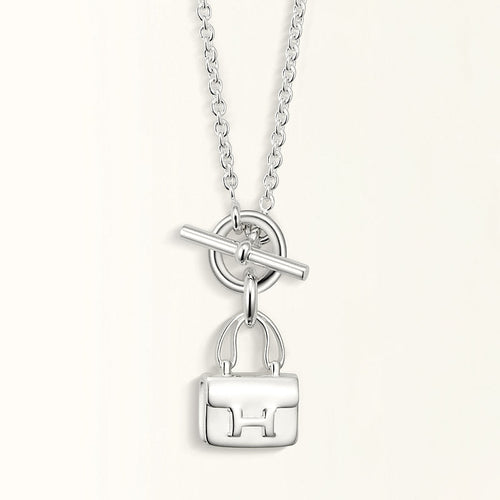 [Aetheris]POP H PEDANT SILVER NECKLACE